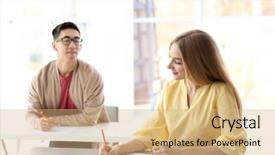  Presentation with questions answers question answer icon - Amazing slides having tried tested - asian student trying to copy backdrop and a coral colored foreground