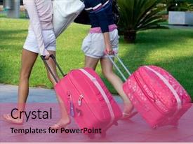Students At The Airport PPT template 11 | CrystalGraphics