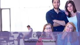  Presentation with teamwork school - Cool new PPT layouts with students group standing together as team in modern school university teamwork business concept backdrop and a coral colored foreground