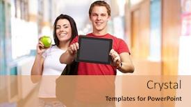  Presentation with fruit - PPT layouts having  background and a  colored foreground