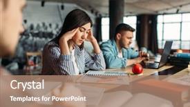  Presentation with joint - Presentation design with students prepares a joint project background and a coral colored foreground