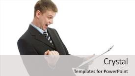  Presentation with of fireball isolated - Slide deck featuring students result - excited shouting man isolated background and a light gray colored foreground