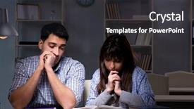  Presentation with students exchange and covid - Presentation theme consisting of students studying late at night background and a  colored foreground