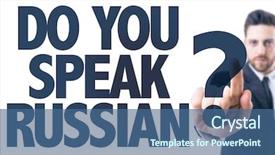  Presentation with russian - Audience pleasing presentation consisting of world education abroad - business man pointing the text backdrop and a ocean colored foreground