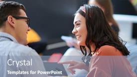  Presentation with technology students - PPT theme having students-using-modern-technology background and a light blue colored foreground