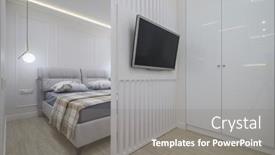  Presentation with living room - Presentation with studio-apartment-interior-with-living background and a  colored foreground