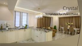  Presentation with curtains - Presentation featuring studio-apartment-with-inviting-interior background and a coral colored foreground