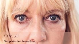  Presentation with studio - Audience pleasing presentation design consisting of studio-close-up-of-mature backdrop and a lemonade colored foreground