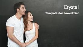  Presentation with dark space - Slide set featuring studio isolated dark background background and a  colored foreground