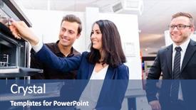  Presentation with kitchen furniture - Cool new presentation with studio or furniture store backdrop and a ocean colored foreground