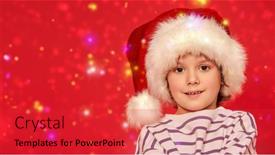  Presentation with studio lights - Slides having studio-portrait-of-a-cute background and a red colored foreground