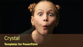  Presentation with black children - PPT layouts enhanced with studio-portrait-of-a-pretty background and a tawny brown colored foreground