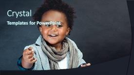  Presentation with kids fashion - Beautiful slide deck featuring studio-portrait-of-a-stylish backdrop and a tawny brown colored foreground