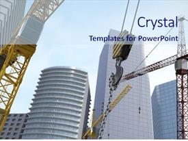 Studio Shoot Of A Crane PPT template 24 | CrystalGraphics