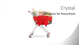  Presentation with red bow - Presentation theme enhanced with studio-shot-of-a-full and a white colored foreground