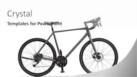  Presentation with sport - Audience pleasing presentation design consisting of studio-shot-of-a-gray backdrop and a white colored foreground