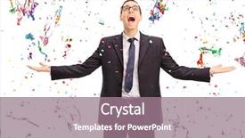  Presentation with studio - Amazing PPT layouts having studio shot of an overjoyed backdrop and a gray colored foreground