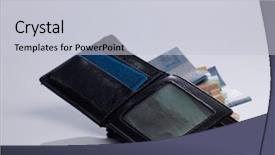  Presentation with drop - Audience pleasing slides consisting of studio shot of wallet drop backdrop and a lemonade colored foreground