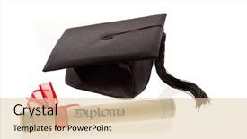  Presentation with diploma - Cool new slides with study abroad - diploma backdrop and a lemonade colored foreground