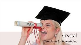  Presentation with study abroad - Slides featuring tokyo japan residential high rises background and a gray colored foreground