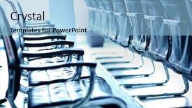  Presentation with elbe philharmonic hall - Cool new slide deck with study area - rows of chairs in conference backdrop and a light blue colored foreground