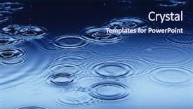  Presentation with ripples - Presentation theme enhanced with study circle - ripples on water background and a navy blue colored foreground