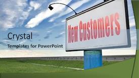  Presentation with customer service - PPT layouts featuring study customer base and profile background and a light blue colored foreground