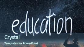  Presentation with skills - Beautiful slide set featuring study skills - concept of education silhouette asian backdrop and a ocean colored foreground