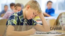  Presentation with technology and career day and elementary school - Slides having study time - education elementary school learning background and a  colored foreground