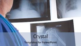  Presentation with radiologist - Cool new PPT theme with studying set of x-ray backdrop and a  colored foreground
