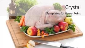  Presentation with white christmas - Beautiful presentation theme featuring render of an isolated light director chair backdrop and a lemonade colored foreground