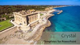  Presentation with region - PPT layouts consisting of stunning-aerial-scenic-view background and a  colored foreground