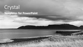  Presentation with mountain - Cool new presentation with stunning-and-famous-kirjkufell-arrowhead backdrop and a gray colored foreground