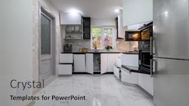  Presentation with access - Presentation with stunning-kitchen-with-a-white background and a light gray colored foreground