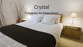  Presentation with bedroom modern - Slides featuring stunning luxury bedroom with amazing modern furniture background and a light gray colored foreground