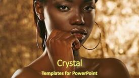  Presentation with african american - PPT theme enhanced with stunning portrait of an african background and a tawny brown colored foreground