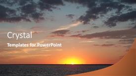  Presentation with last - PPT theme consisting of light over lake erie background and a coral colored foreground