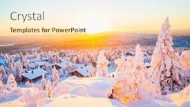  Presentation with arizona sunset view - Theme having stunning-sunset-view-over-wooden background and a  colored foreground