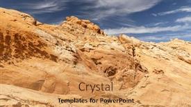  Presentation with california - PPT theme with stunning-valley-of-fire-state background and a yellow colored foreground