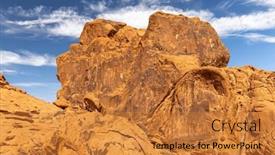  Presentation with california - PPT layouts consisting of stunning-valley-of-fire-state background and a gold colored foreground