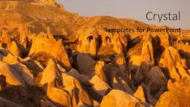  Presentation with cappadocia - Slides enhanced with stunning-view-of-rose background and a gold colored foreground