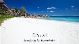  Presentation with white sand - Amazing presentation having stunning white sand beach backdrop and a sky blue colored foreground