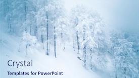  Presentation with winter scene - 