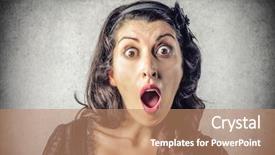  Presentation with amazing - Amazing PPT theme having stupefaction - amazing surprise backdrop and a  colored foreground