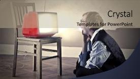  Presentation with fun - Colorful theme enhanced with stupid - vintage fun backdrop and a coral colored foreground