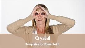  Presentation with faces - Slide deck consisting of stupid day - mature model making faces background and a  colored foreground