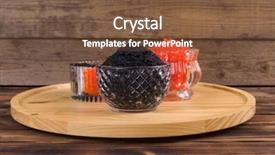  Presentation with caviar - Audience pleasing slides consisting of sturgeon caviar in white crystal backdrop and a tawny brown colored foreground