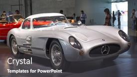  Presentation with mercedes - Cool new slide deck with stuttgart-germany-march-30-2014 backdrop and a dark gray colored foreground