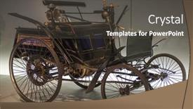  Presentation with mercedes - Colorful presentation design enhanced with stuttgart-germany-march-30-2014 backdrop and a dark gray colored foreground