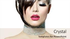  Presentation with eyelashes - Slides enhanced with style fringe long eyelashes sexy background and a lemonade colored foreground